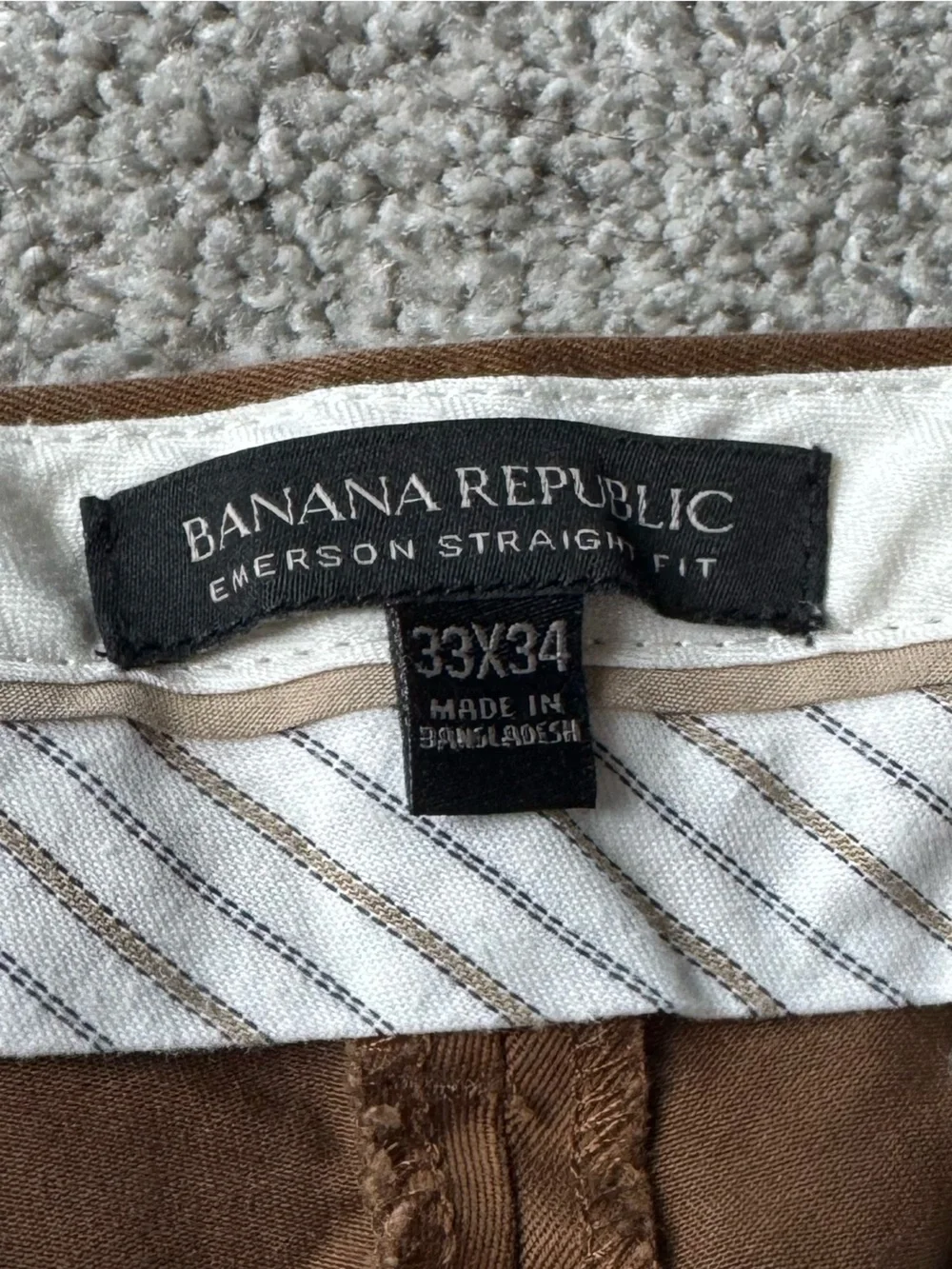 Banana Republic Men's Chinos — Brown/Tan